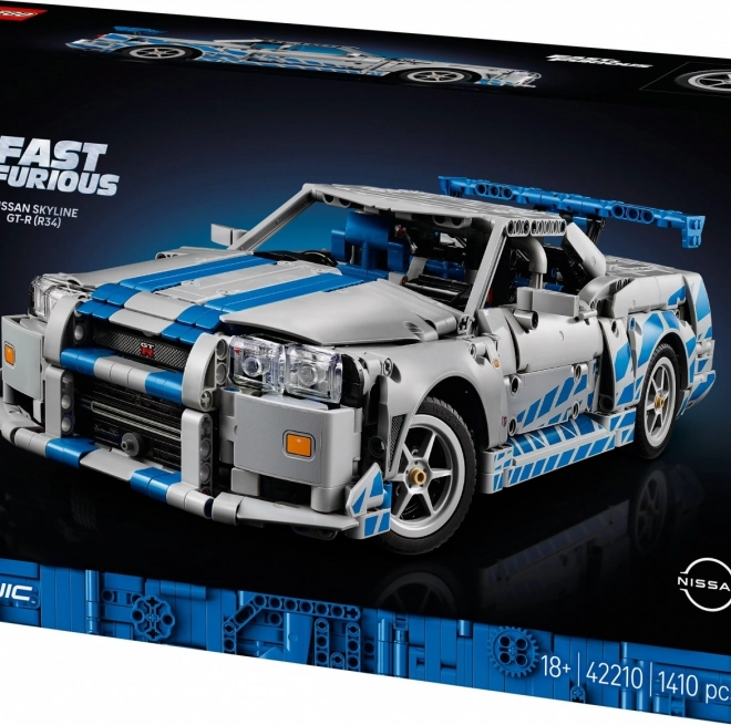 Stavebnica Technic Nissan Skyline GT-R z filmu Rýchlo a zbesilo