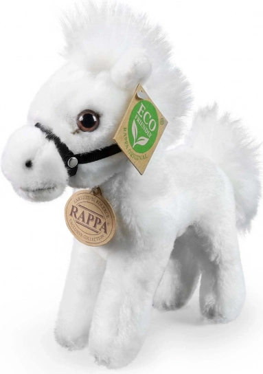 rappa plyšový biely kôň 20 cm eco‑friendly