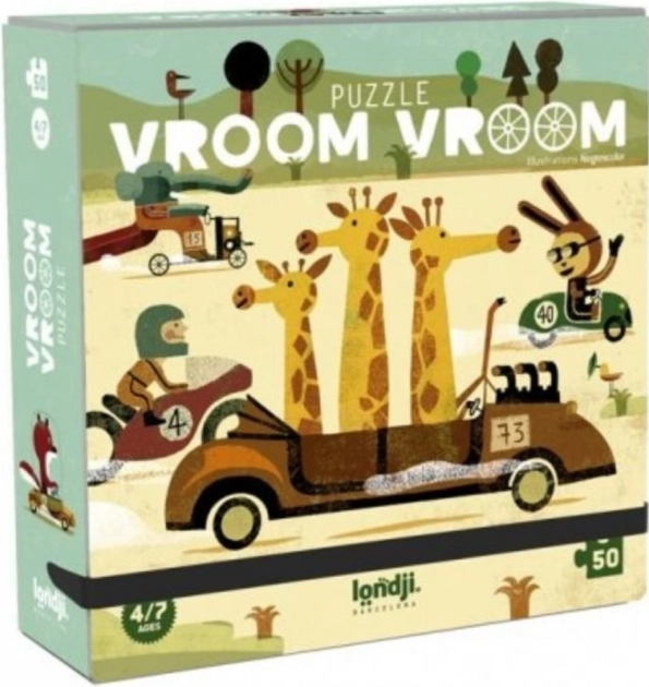 Puzzle Veľké závody Londji - 50 dielikov