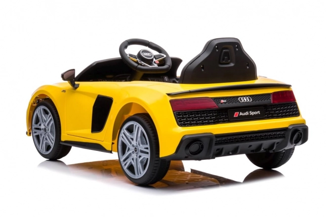 Detské elektrické auto Audi R8 žlté