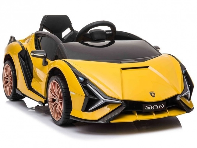 Auto na akumulátor Lamborghini Sian žlté