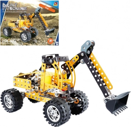 Stavebnica Malý Mechanik Bager 256 ks