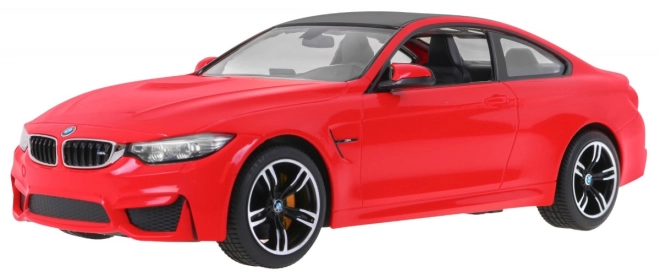 Biele BMW M4 kupé z diaľkovým ovládaním 1:14 – Červené