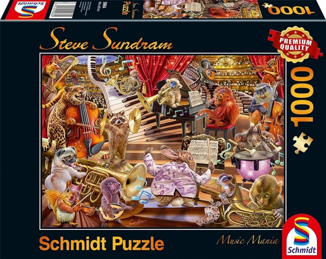 Schmidt Puzzle Hudebná mánia 1000 dielikov