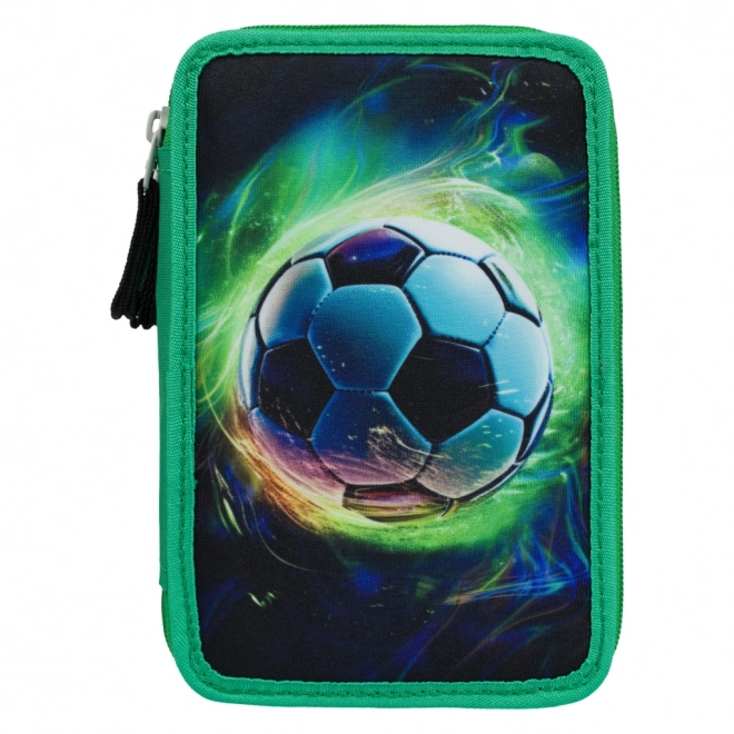 BAAGL Školský peračník trojposchodový Futbalová Lopta