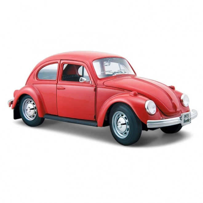 Model Volkswagen Beetle 1973 červený