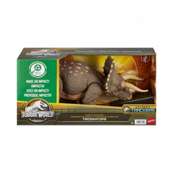 Figúrka Jurassic World Eko Triceratops Ochranca Prostredia