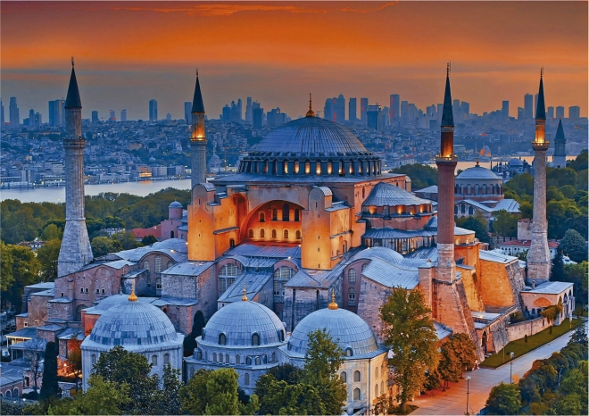 Educa Puzzle Modrá mešita, Istanbul 1000 dielikov