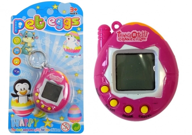 Ružové Elektronické Zvieratko Tamagotchi