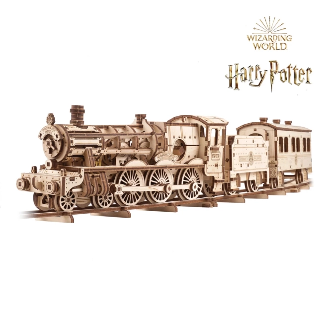 3D drevený mechanický model Harry Potter Rokfortský expres