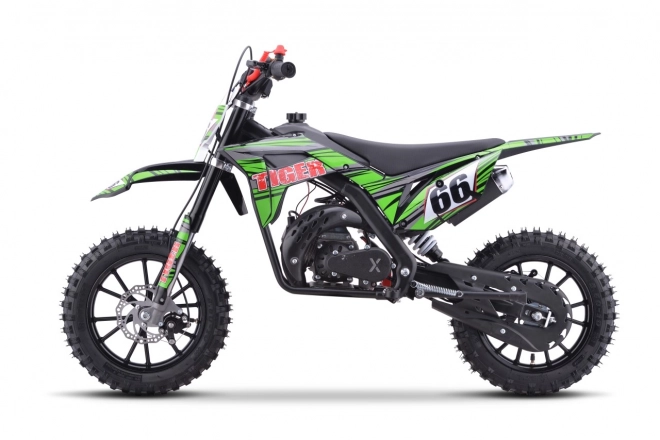 Benzínová motorka Tiger 49cc zelená