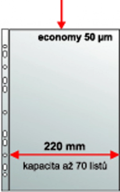 Euroobal A4 rozšírený v polypropyléne