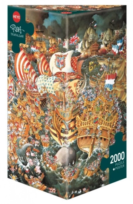 Puzzle Bitka pri Trafalgare 2000 dielikov od HEYE