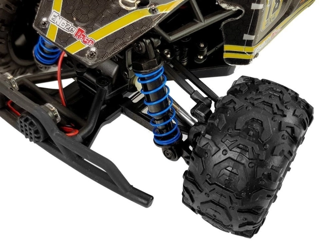 Závodné auto na diaľkové ovládanie Buggy 1:18 žlté