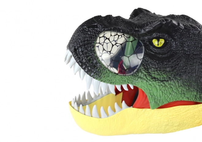 Maska dinosaura s nastaviteľným pásom a svetelnými a zvukovými efektmi