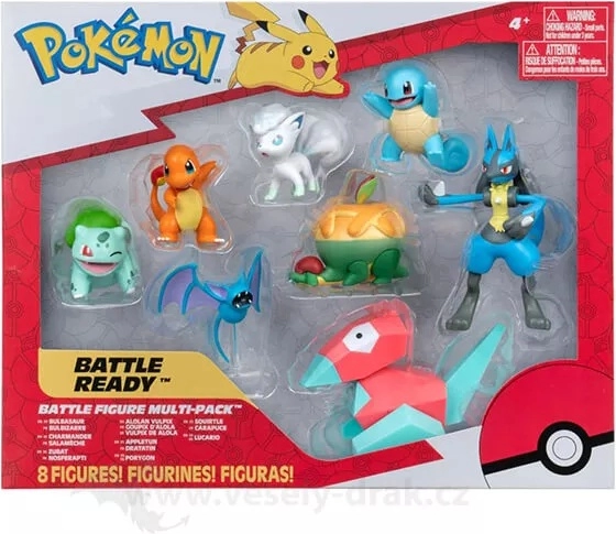 Sada 8 figúrok Pokémonov