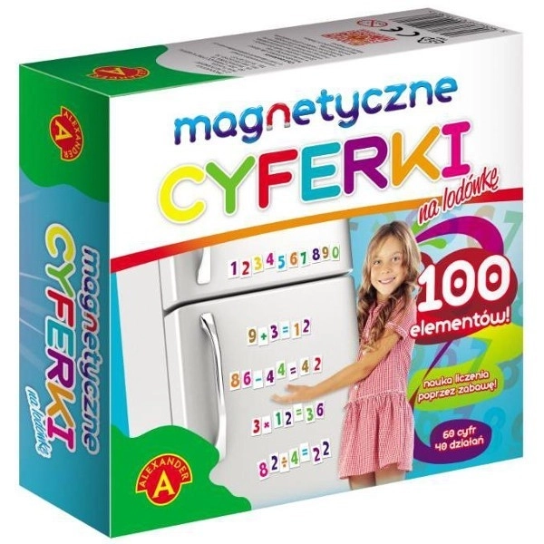 Magnetické číslice na chladničku