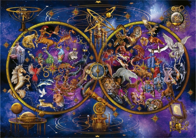 Svietiace puzzle Súhvezdie 1000 dielikov