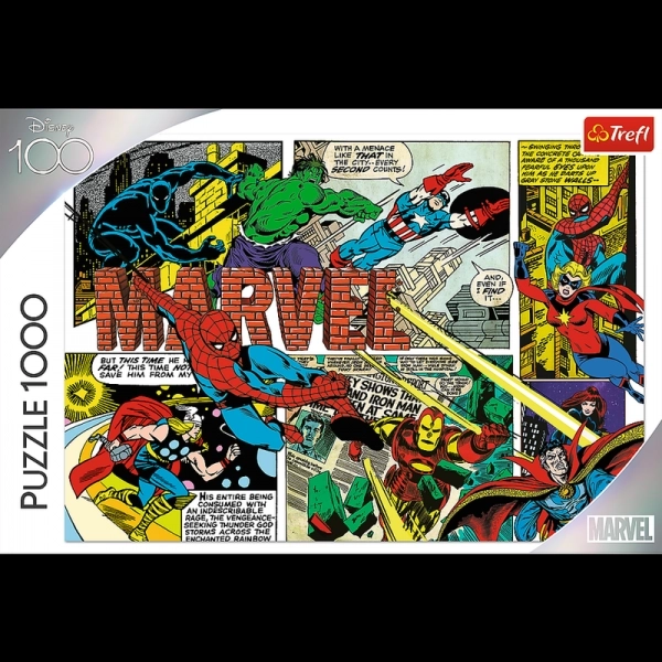 Puzzle Disney 100 let: Neporaziteľní Avengers 1000 dielikov