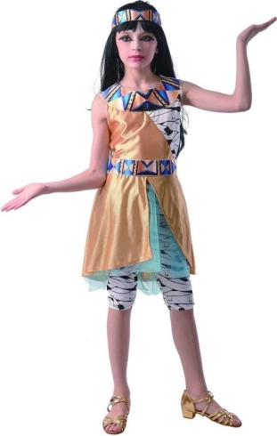 Šaty na karneval Kleopatra pre dievčatá