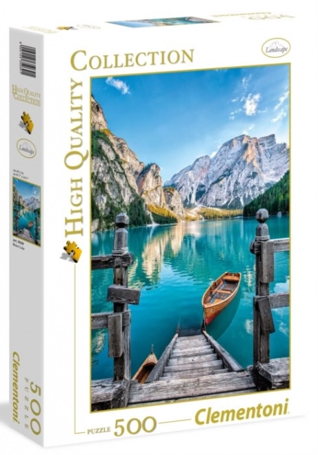 Clementoni Puzzle Jezero Braies, Taliansko 500 dielikov