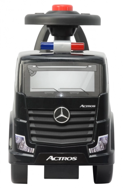 Odrážadlo Mercedes Actros Policajné Čierne