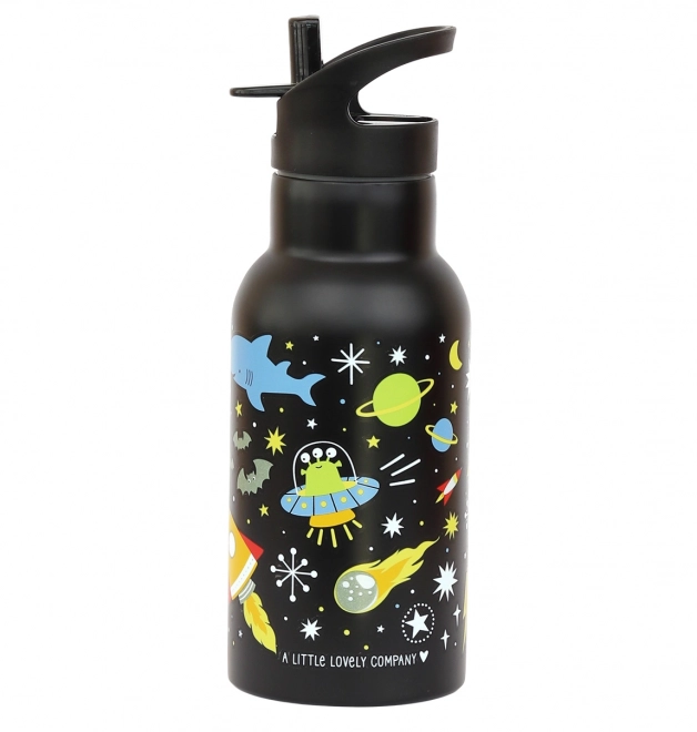 A Little Lovely Company Nerezová fľaša na pitie 500 ml – Vesmír