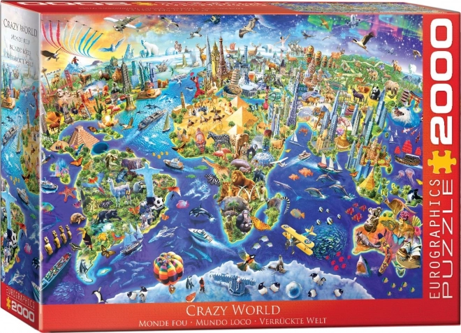 Puzzle Bláznivý svet 2000 dielikov