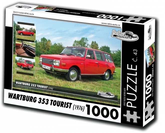 Puzzle Retro-autá Wartburg 353 Tourist (1976) – 1000 dielikov