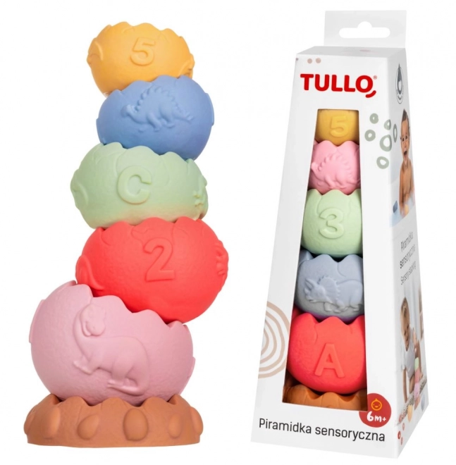 Tullo pastelová senzorická pyramída