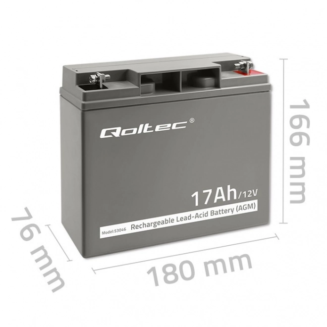 Stabilný zdroj energie AGM 12V 17Ah