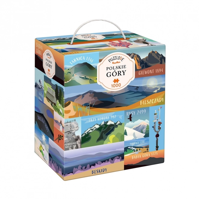 Puzzle Puzzlove Poľské hory 1000 dielikov