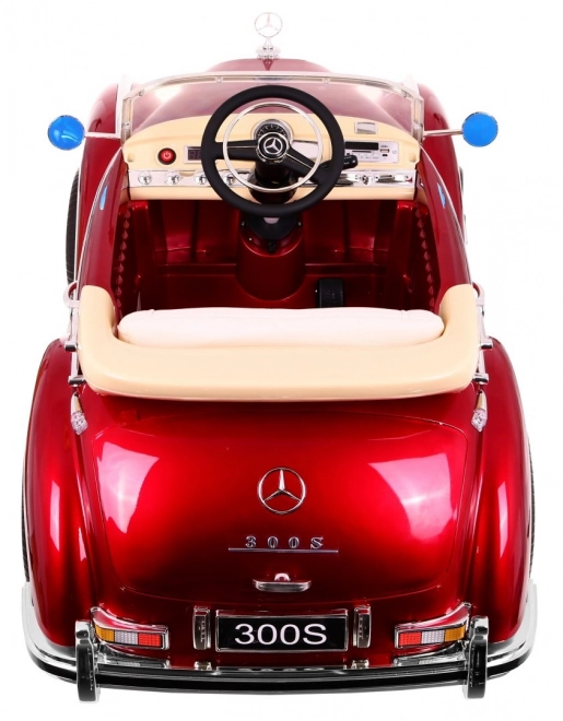 Mercedes Benz 300S Retro pre deti červený