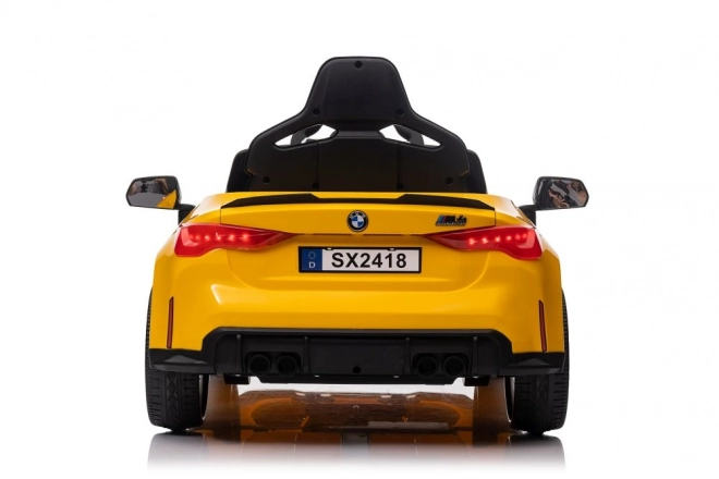Auto na akumulátor BMW M4 žlté