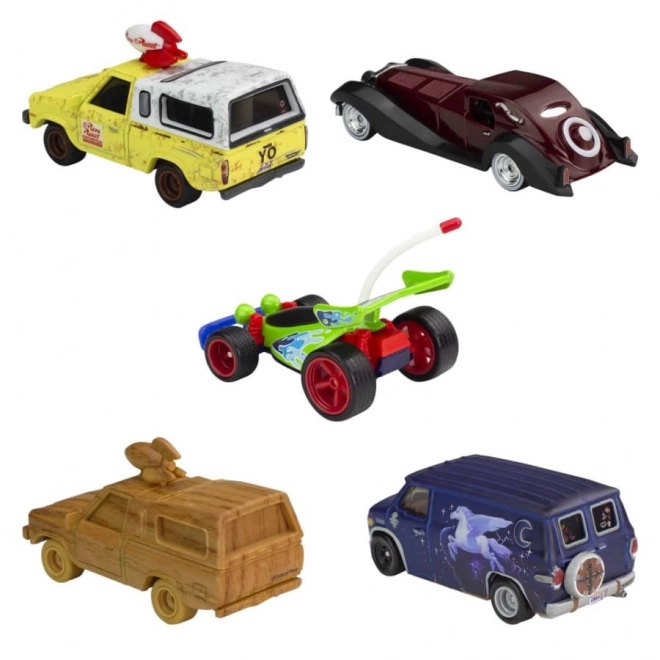 Hot Wheels Premium 100 rokov Disneya sada 5 áut