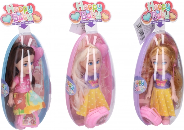 Bábika s balónikom vo vajíčku 17 cm