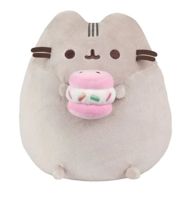 Roztomilý dizajn Pusheen s makrónkou
