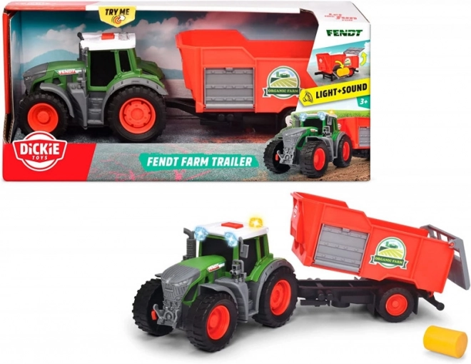 Traktor Fendt s prívesom