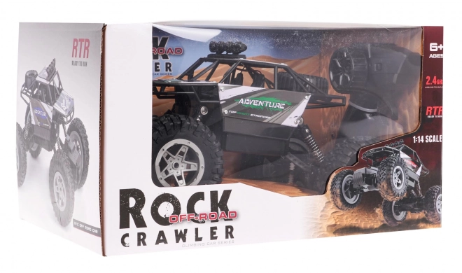 Zelený RC model auta Rock Shake