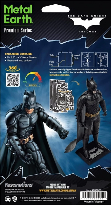 Kovové 3D puzzle Premium série: Batman, Temný rytier