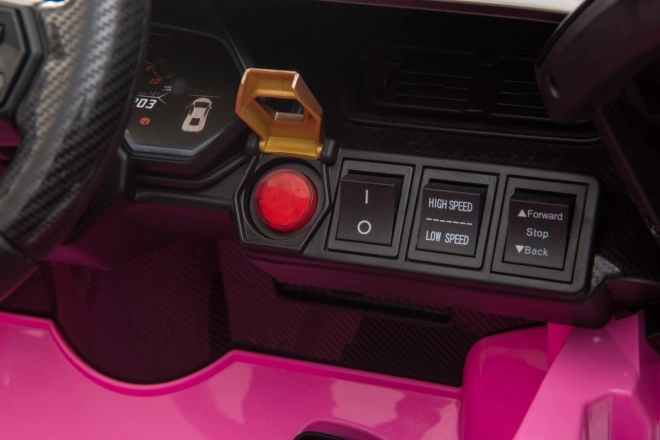 Lamborghini SIAN detské auto na batériu s ovládačom – Ružové