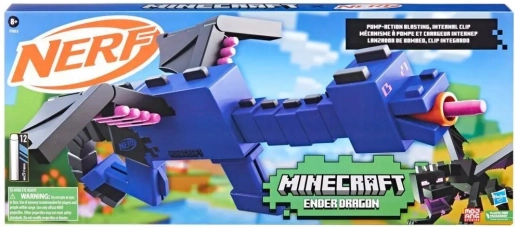 Wystreľovač Nerf Minecraft Ender Dragon