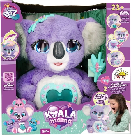 interaktívna plyšová koala mama CLUB PETZ od IMC Toys