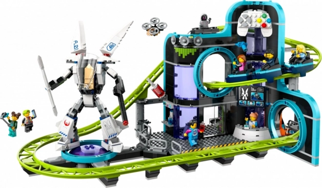 Lego City Park svet robotov s rollercoasterom