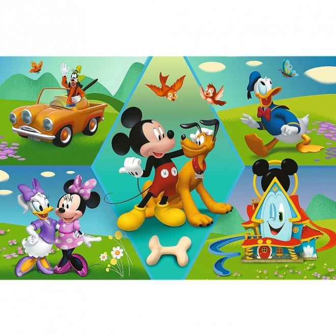 Trefl Puzzle Super Tvar XXL Mickey Mouse Zábava s 60 Dielikmi