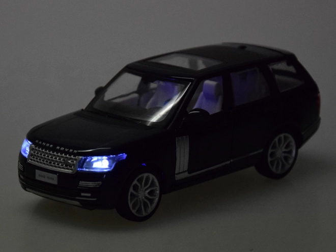 Kolekcionárske autíčko Range Rover 2013 so svetlami