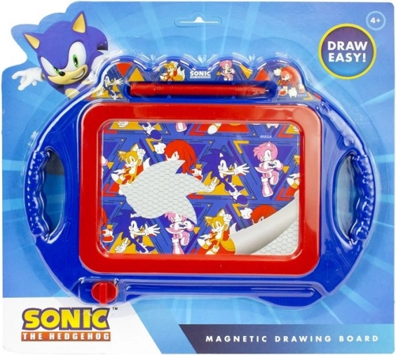 Magnetická kresliaca tabuľka s motívom Ježko Sonic