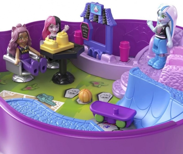 Dvojposchodová škola a skatepark