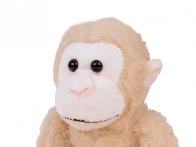 Závesný maskot opice bielej farby
