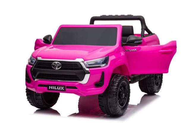 Auto na akumulátor Toyota Hilux ružové